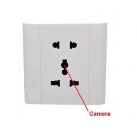 Voice Activated Security Spy Socket Camera Record DVR